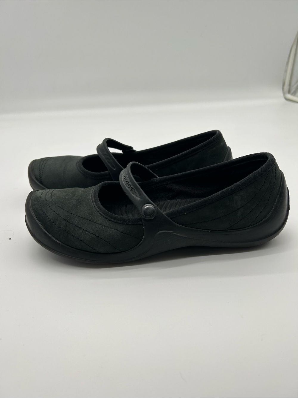 Crocs Alice Suede Mary Jane Shoes size 8